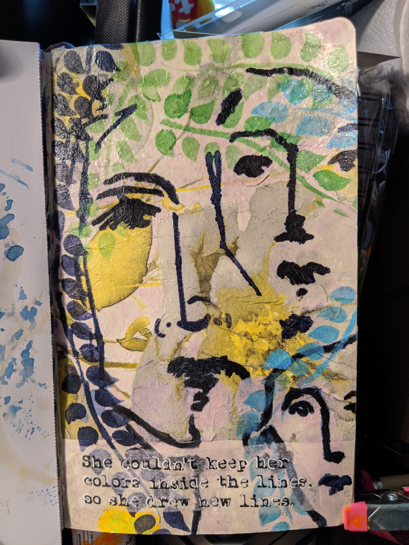 Thootie Does Mixed Media Art Therapy Saved Me